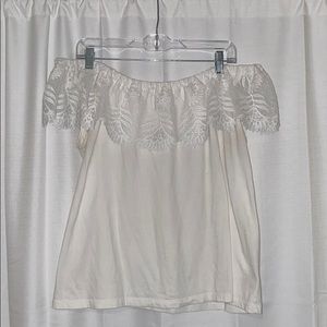 Off the Shoulder Lace Top